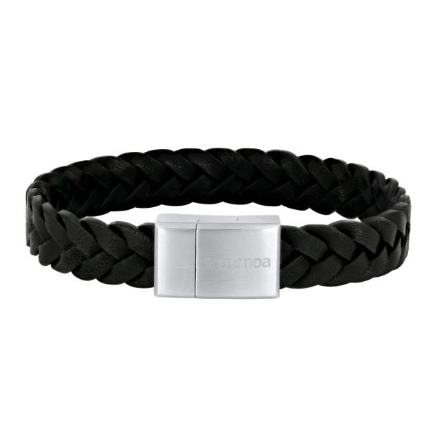 SON Armbånd sort kalv 21 cm.