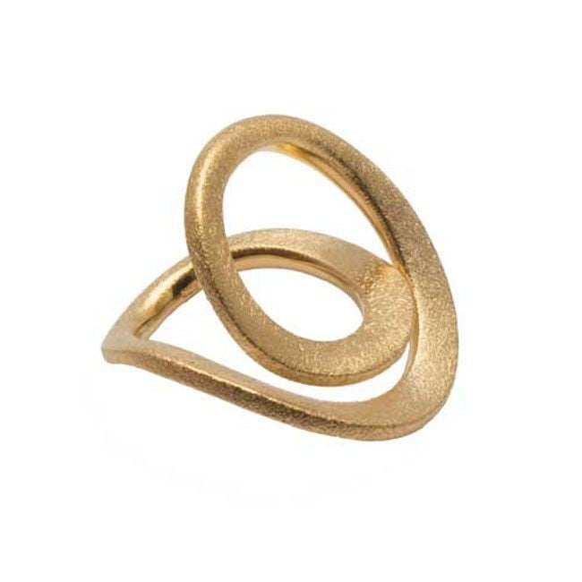 Ring Galaxy - gold plated